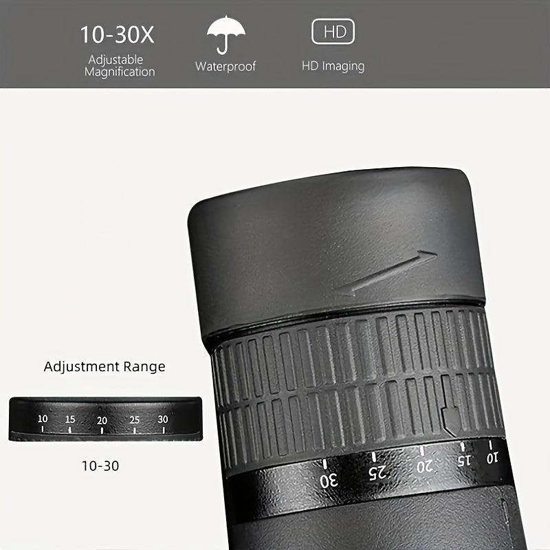 High Power 30x50 Zoom Monocular Telescope With Bak4 Lens