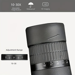 High Power 30x50 Zoom Monocular Telescope With Bak4 Lens