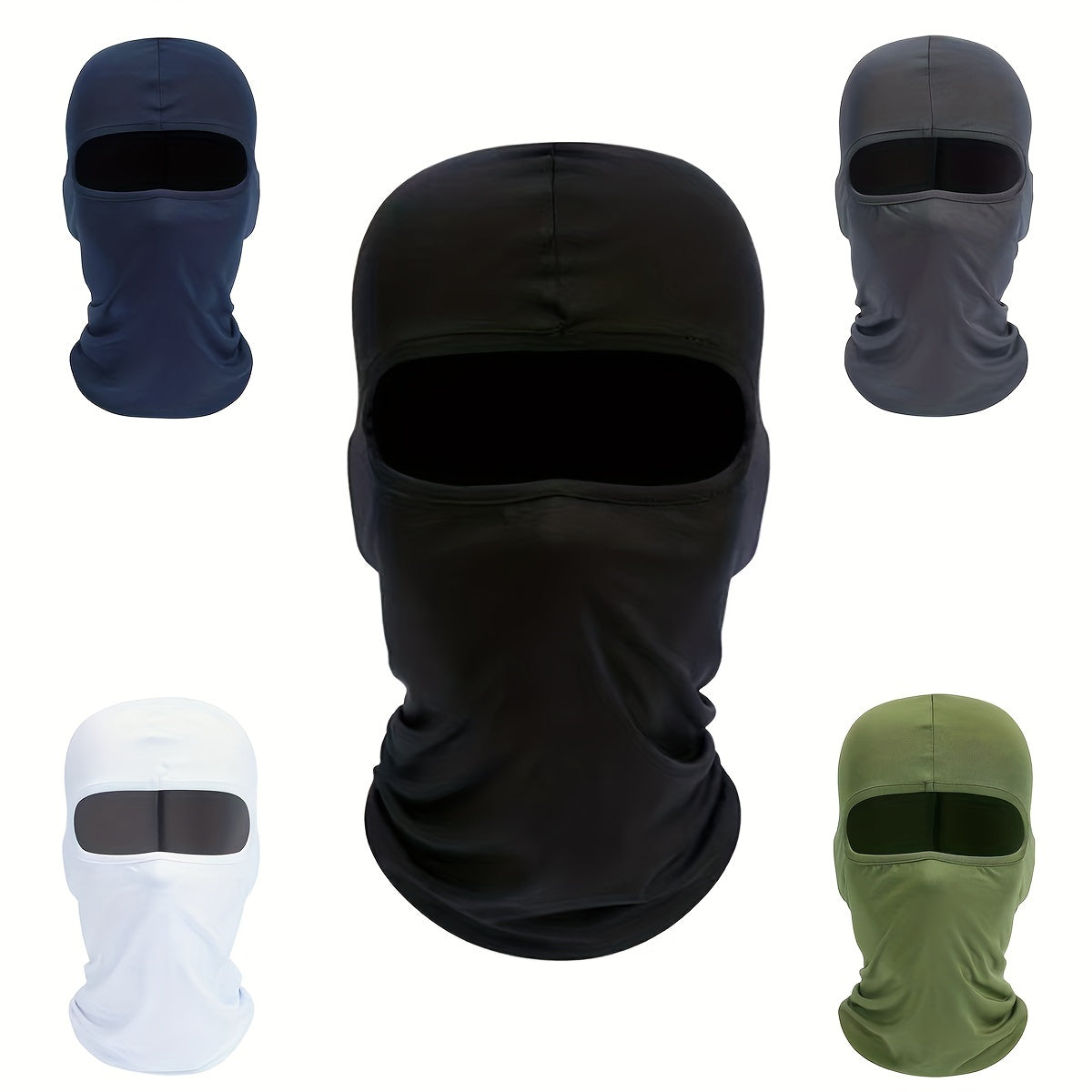 Unisex Balaclava Ski Mask Full Cover Windproof Neck Gaiter for Outdoor Sports