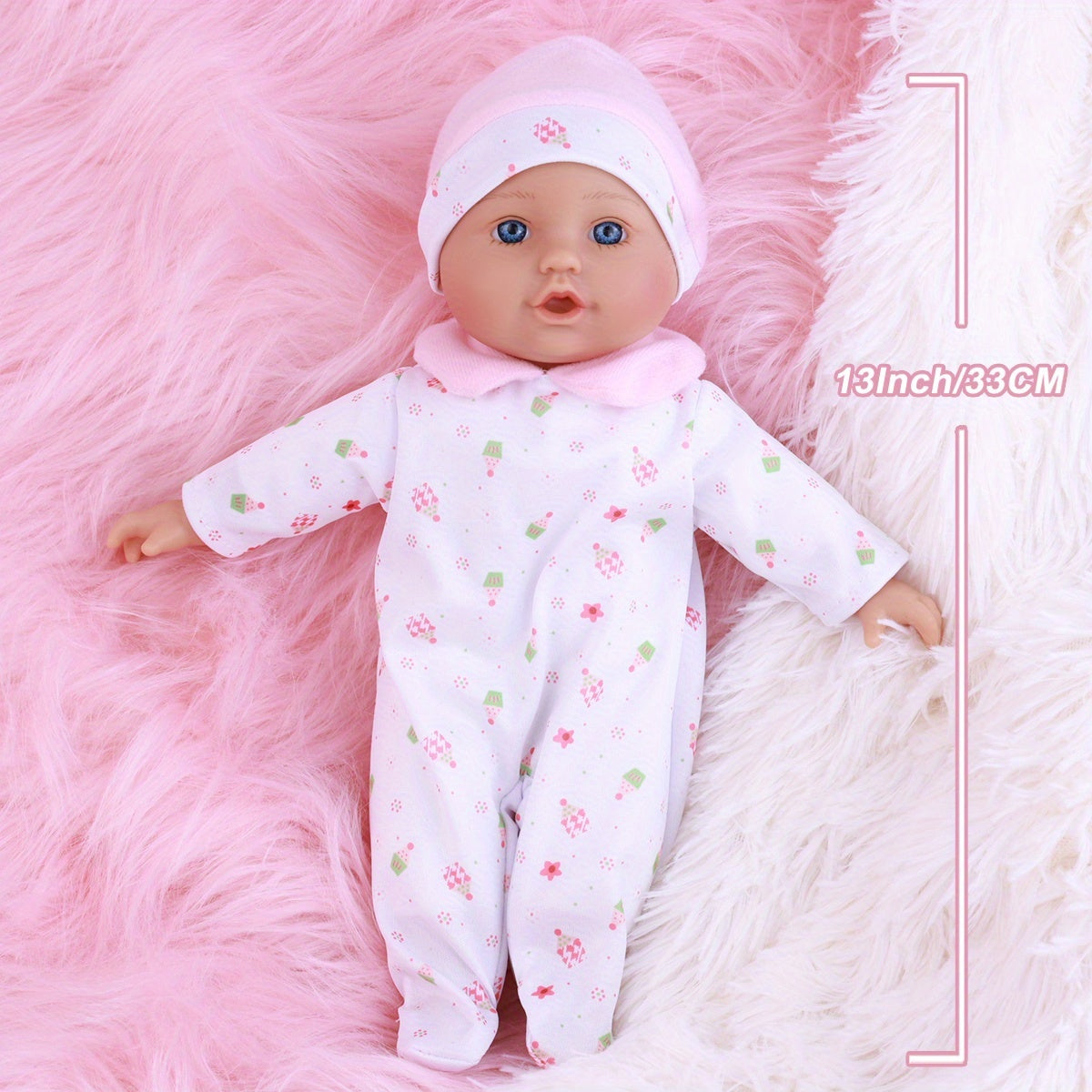 13" Reborn Doll, Spring Christmas Birthday Gift