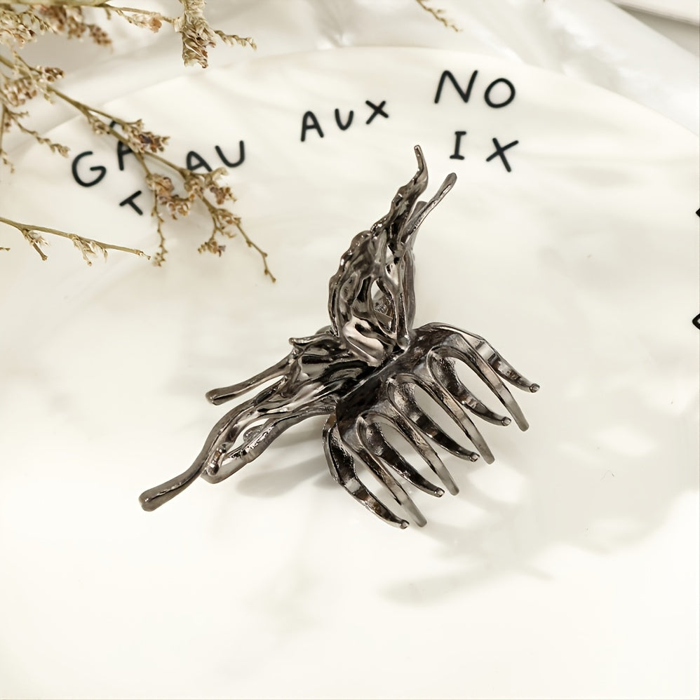 Biochemical Butterfly Grab Clip Liquid Metal Hairpin