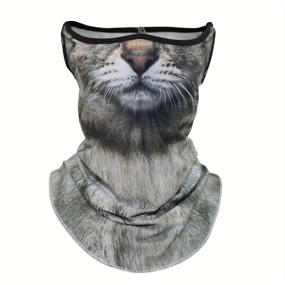 Breathable Animal Print Face Mask with Sun UV Protection for Outdoor Sports
