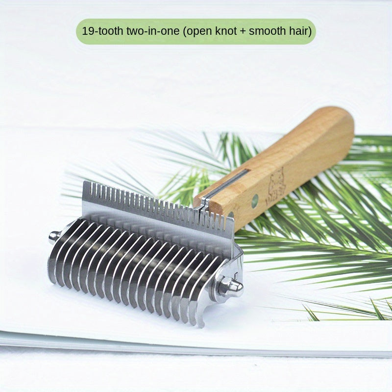 3-in-1 Pet Knotting Comb for Dogs and Cats