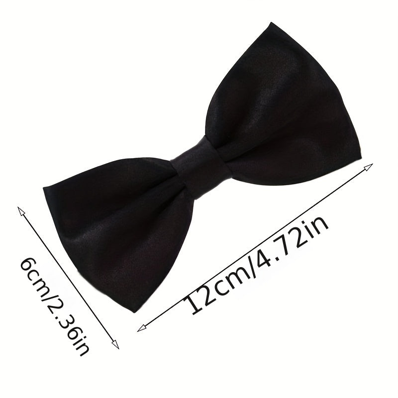 Casual Adult Polyester Silk Multicolor Bow Tie