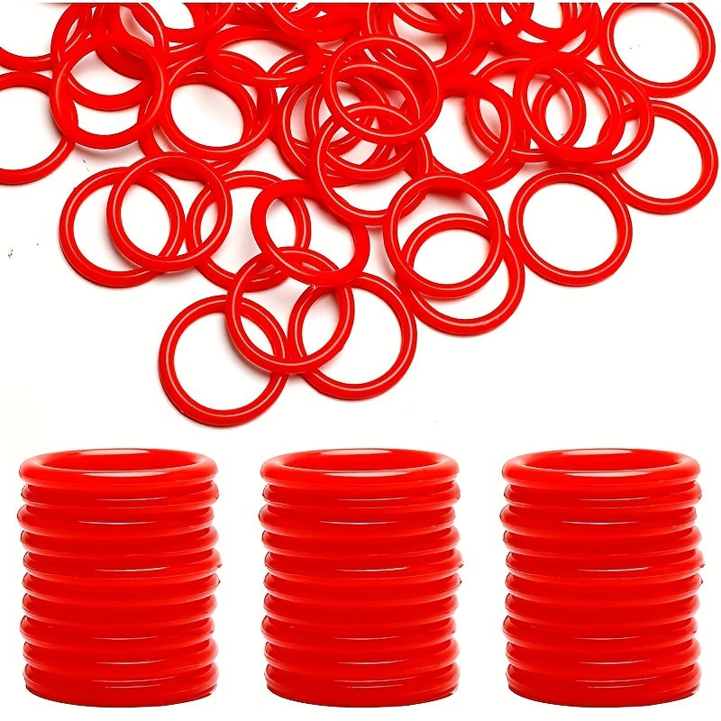 25 Plastic Carnival Toss Rings Game Set
