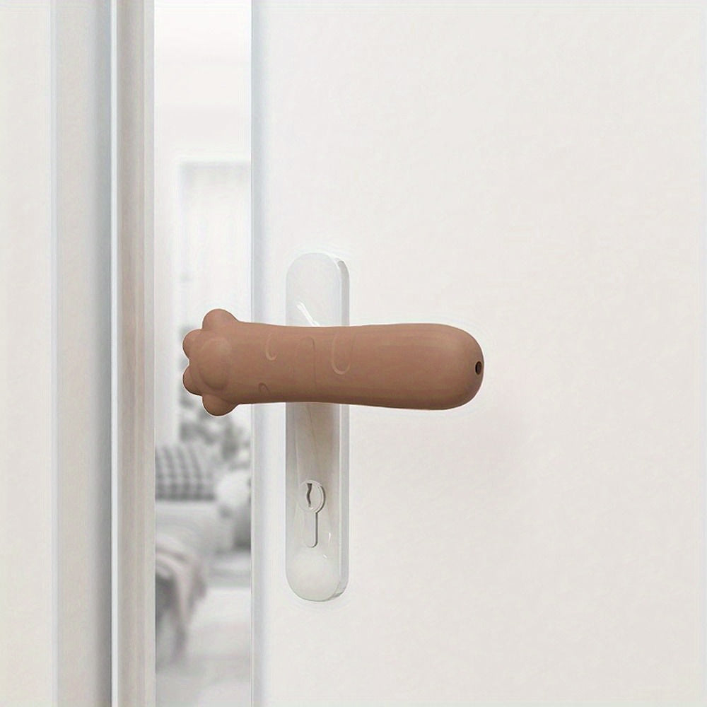 Cat Paw Door Handle Cover Silicone Knob Protector