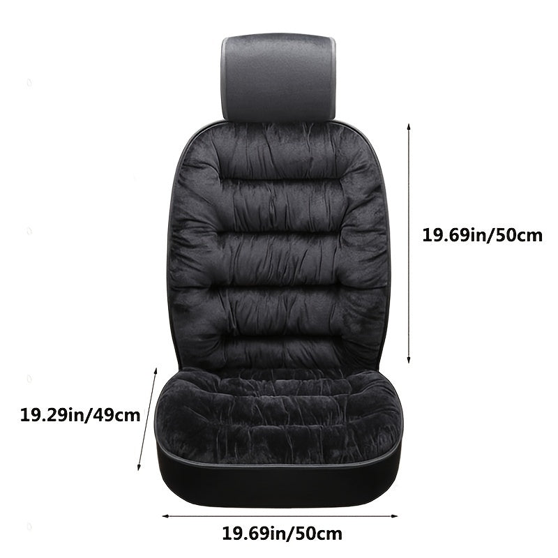 Soft Plush Car Seat Cover Cushion Pad Winter Auto Interior Accessories