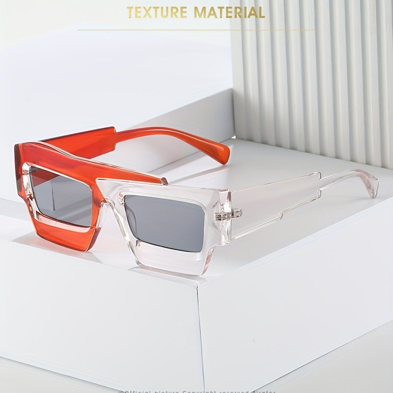 Y2K Jelly Block Sunglasses Irregular Glasses Club UV400