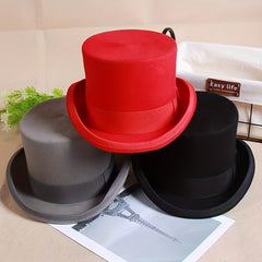 Men's Wool Bowler Hat for Meeting - 56 22.04 22.83inch