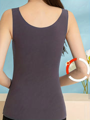 Soft V Neck Lace Stitching Thermal Underwear Top