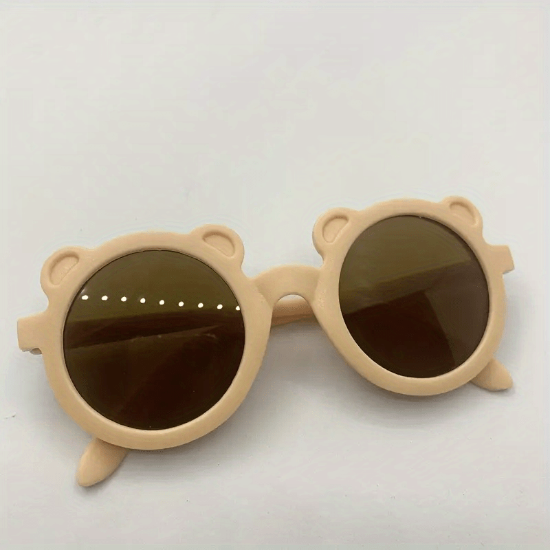 Cartoon Bear Round Sunglasses UV Protection Kids Accessories