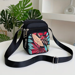 Nylon Crossbody Bag Women's Zipper Purse