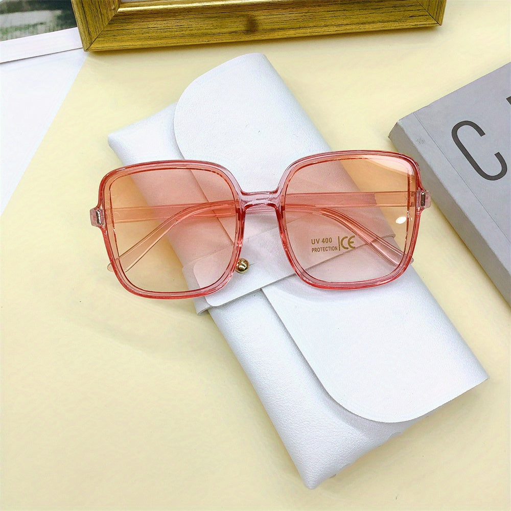 Rice Nail Square Frame Sunglasses