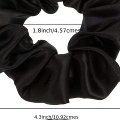 10pcs Satin Scrunchies Hair Ties Elastic Hair Bobbles Ponytail Holders