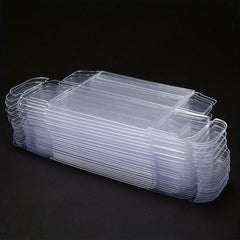 25PCS Small Scale Car Model Display Box 30 40 82mm PVC