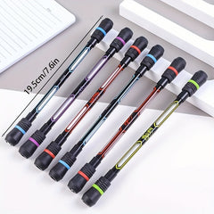 2pcs 4pcs 6pcs Rotating Pens Students' Spinning Gel Pens Office Supplies