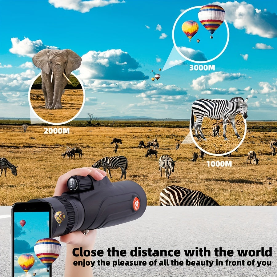 Dual Focus Prism Compact Monocular for Hiking