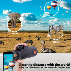 Dual Focus Prism Compact Monocular for Hiking