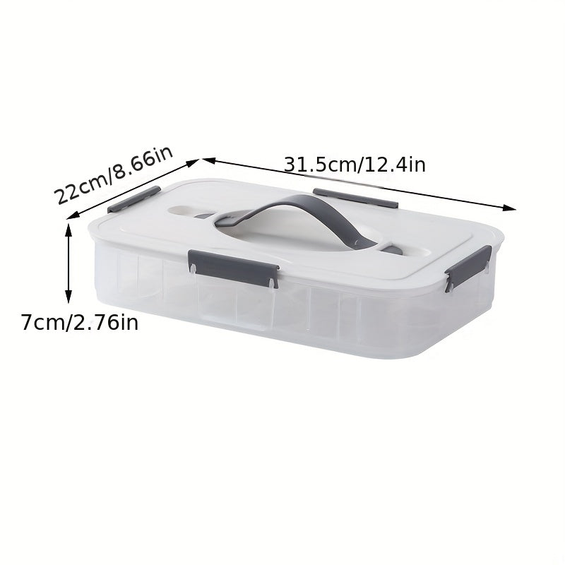 Egg Storage Box for Kitchen Leak Proof Reusable Shockproof Shatterproof