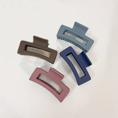 4pcs Matte Hair Claw Clip Thick Hair Non Slip Hair Clips