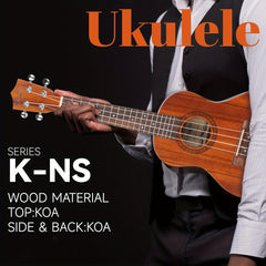 Camwood UKULELE Koa Wood 21 23 66 04 Cm Professional Beginners