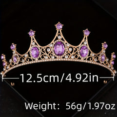 Rhinestone Crystal Crown Wedding Hair Accessory