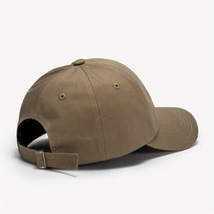 Embroidered Letter Retro Peaked Cap Soft Top Sun Hat