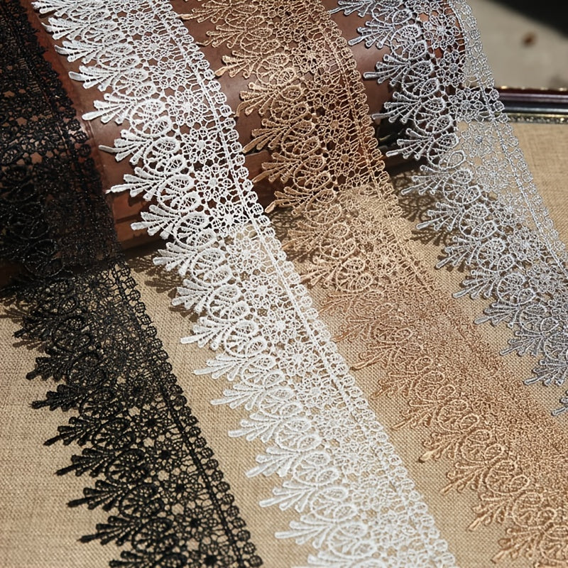 3 Yards Inelastic Lace Trim for DIY Sewing Craft