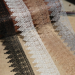 3 Yards Inelastic Lace Trim for DIY Sewing Craft
