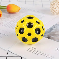 Moon Shape Porous Bouncy Ball High Bouncing Space Ball Sport Training Ball