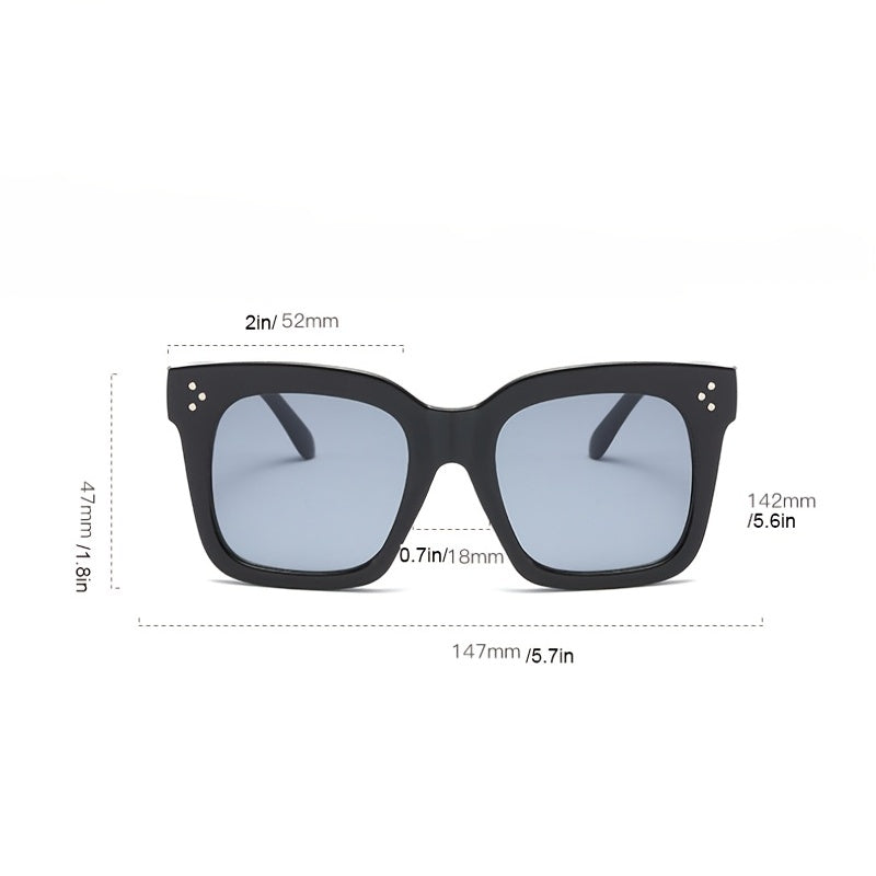 Oversized Square Sunglasses Women UV Blocking Shades