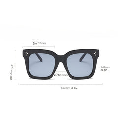 Oversized Square Sunglasses Women UV Blocking Shades