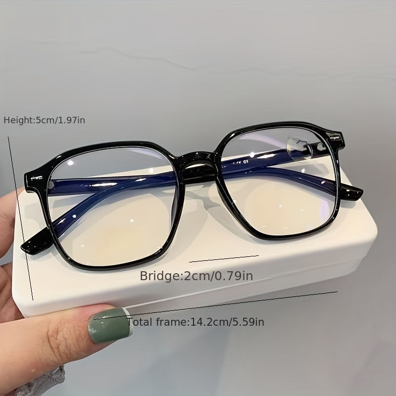 Oversize Frame Light Blocking Glasses for Women Unisex