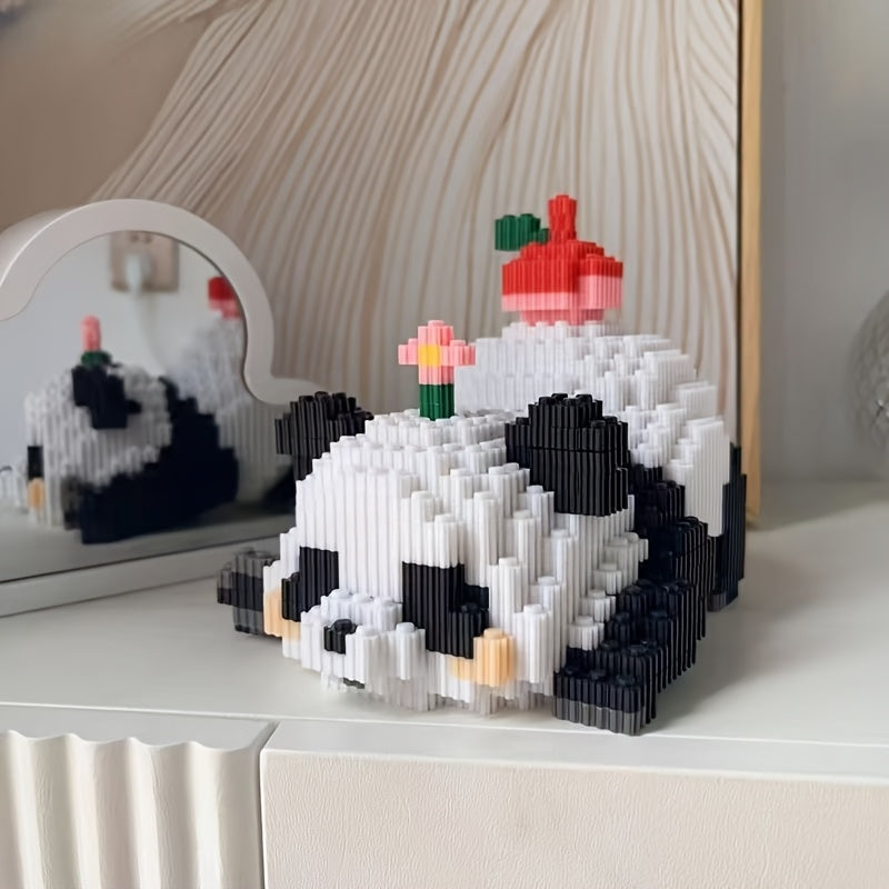 1028pcs Panda Building Blocks Set - Educational Puzzle Game