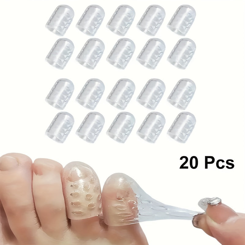 Soft Silicone Toe Protectors - 10/20pcs Breathable Anti-wear Protection