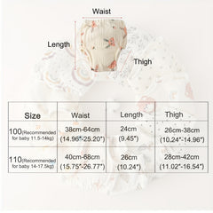Soft Gauze Baby Training Pants 11.5-17.5kg Toddlers Waterproof Diaper