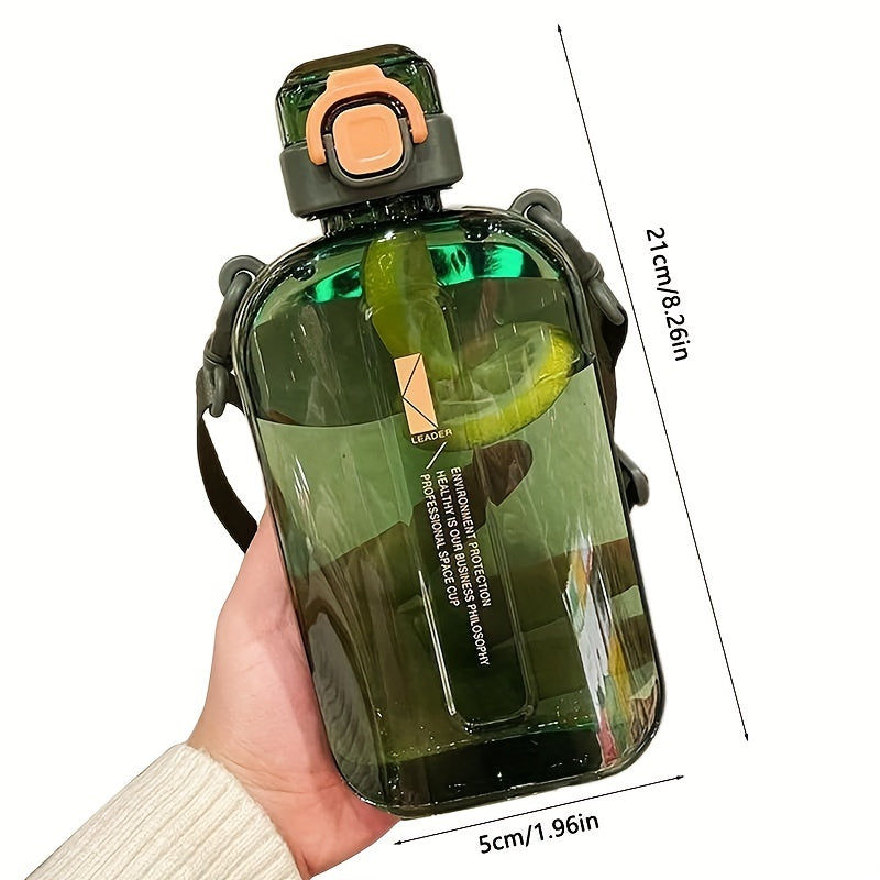 750ml Transparent Space Cup Fitness Water Bottle