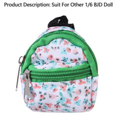 1:6 BJD Doll Mini School Bag Backpack Doll House Decoration Toy Accessories