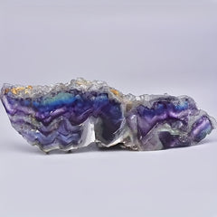 Rainbow Fluorite Slices - Raw Ore Edges - Natural Concepts