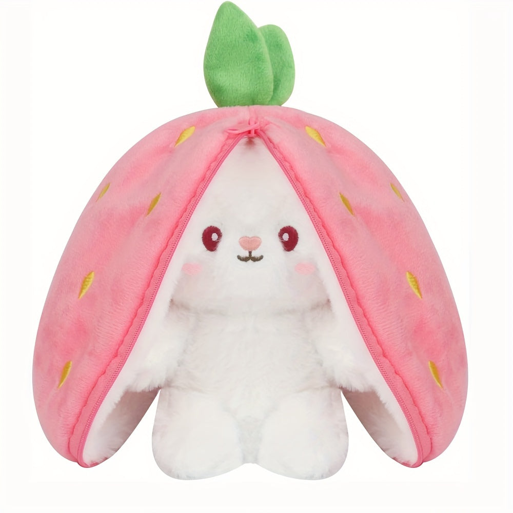 17.78 cm Reversible Bunny Pillow Plush Toy