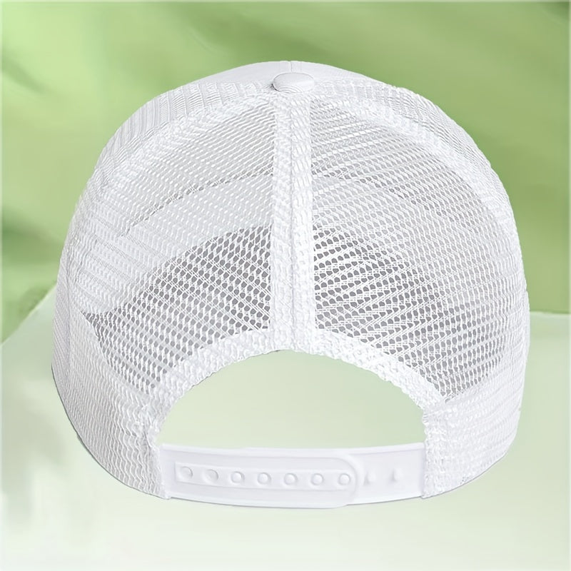 Dog Mom Printed Baseball Cap Washed Sports Hat Sunscreen Breathable Dad Hat