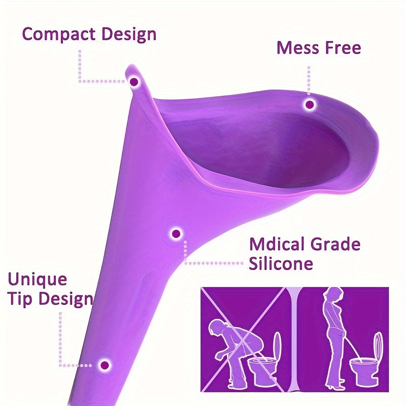 5pcs Portable Outdoor Women's Urinal Standing Potty