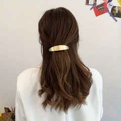 Metal Hair Clip Bobby Pin Side Clip Golden Barrette
