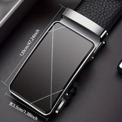 Men's PU Automatic Buckle Belt Wedding Daily Wear