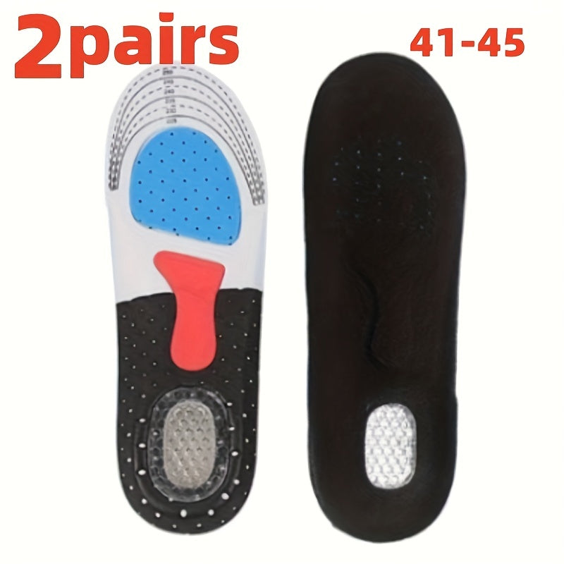 Silicone Shock Absorbing Insoles for Foot Pain Relief