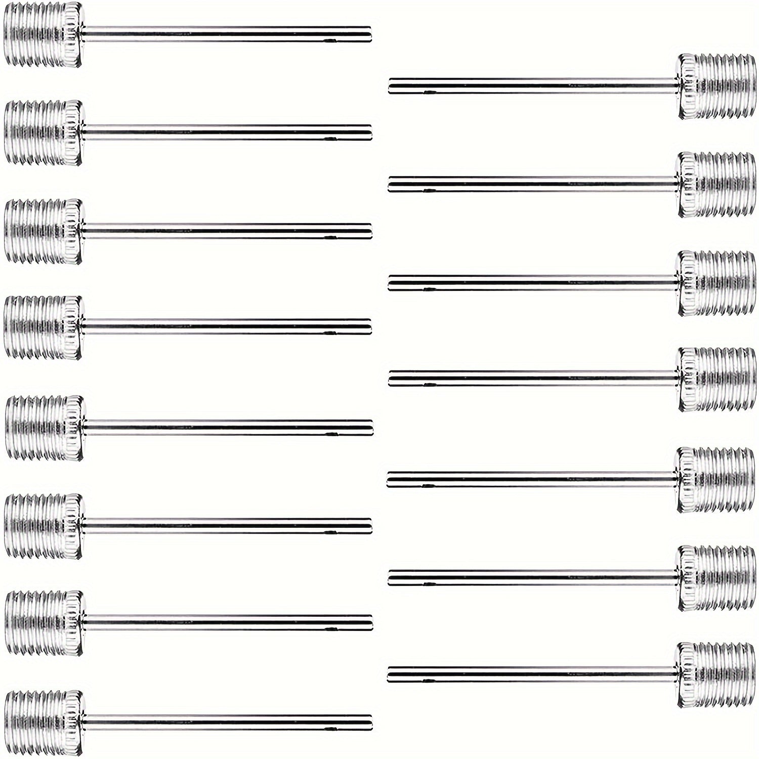 100pcs Basketball Pump Needles Air Pump Needles with Storage Box