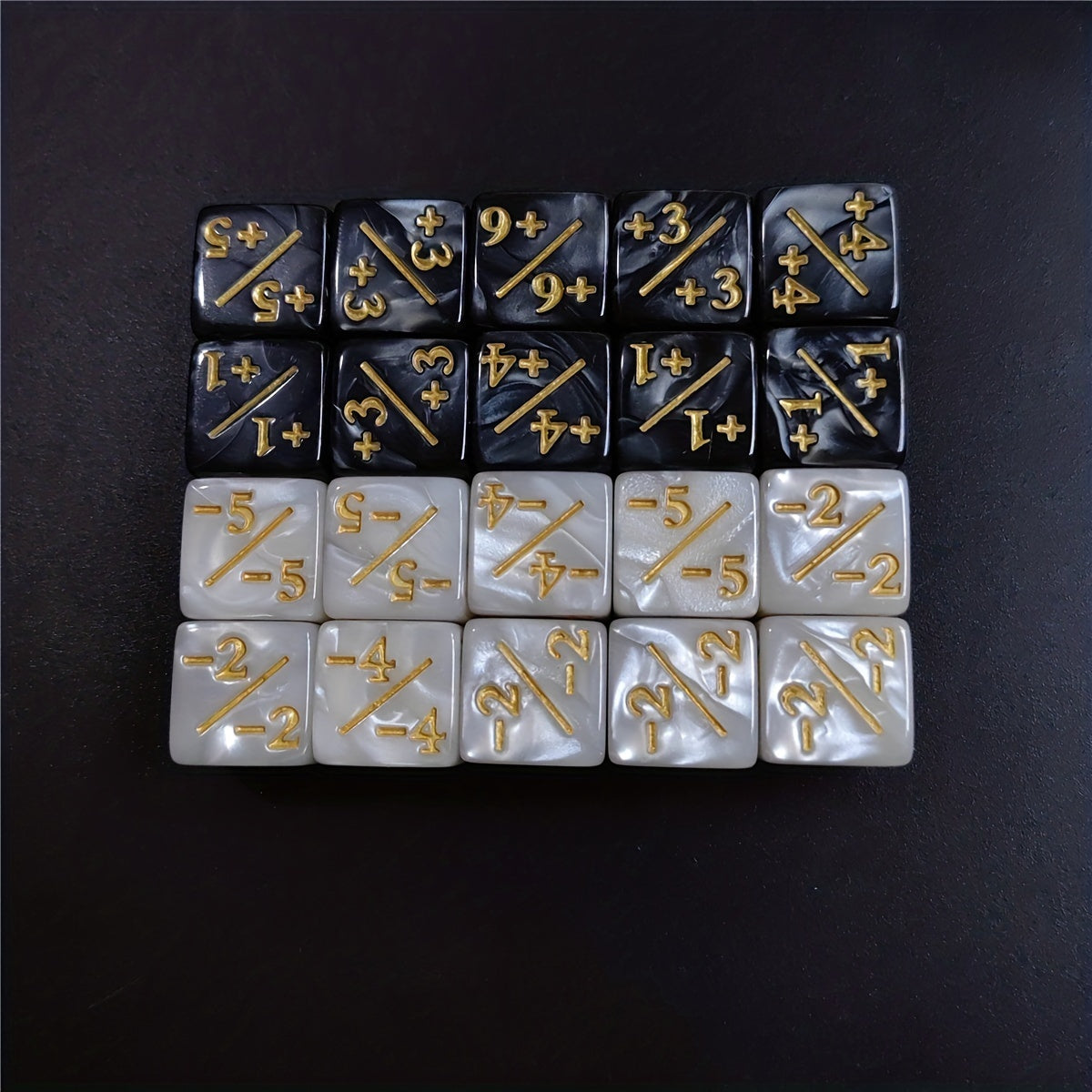 10-Piece Set 1 Dual Energy Dice for Math Lessons & Table Games