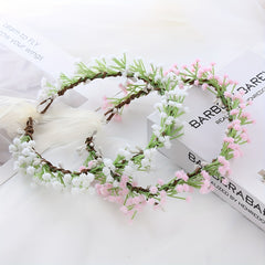 Girl's Flower Children's Wreath Christmas Party Headdress