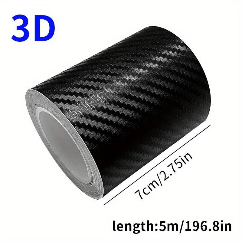Carbon Fiber Door Sill Strip Bright Matte Car Decoration Sticker