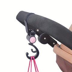 Baby Stroller Hook Multifunctional 360 Degree Umbrella Hook